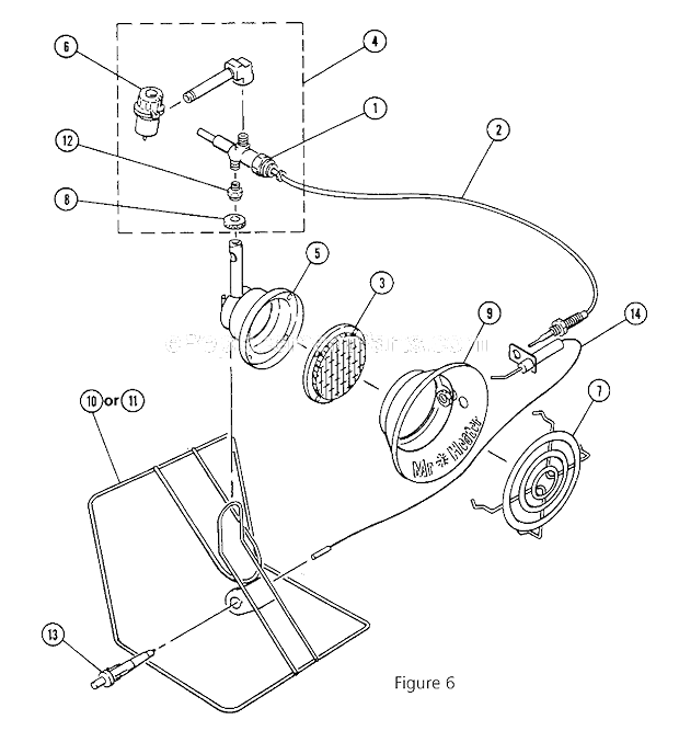 Page A Diagram and Parts List for MH12CS  Mr Heater Heater